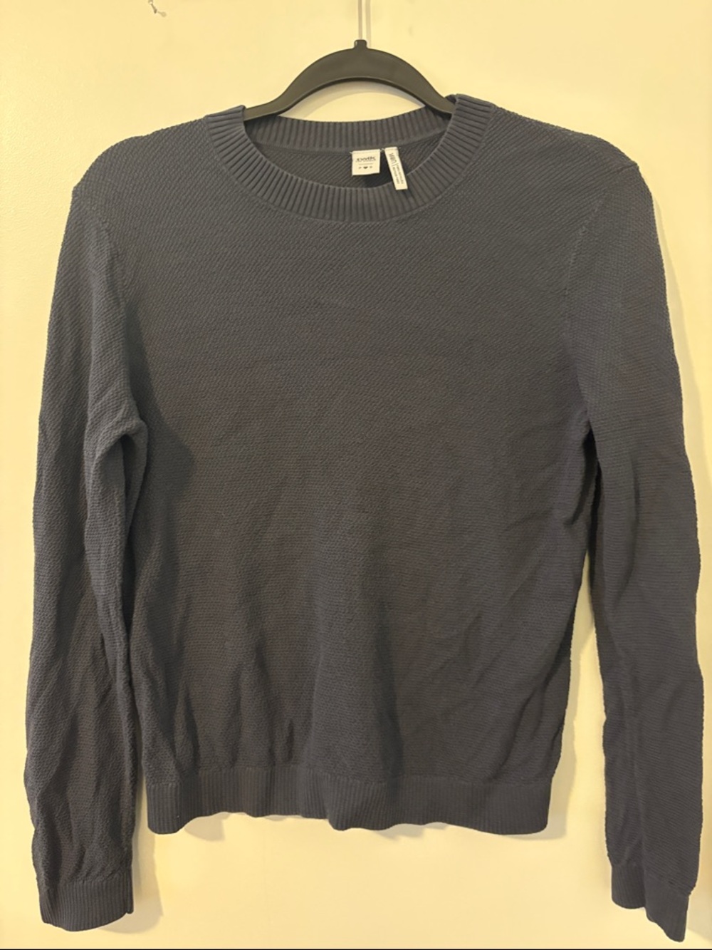 twik Women's Crewneck Sweater in Dusty Blue